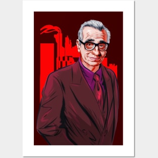 Martin Scorsese - An illustration by Paul Cemmick Posters and Art